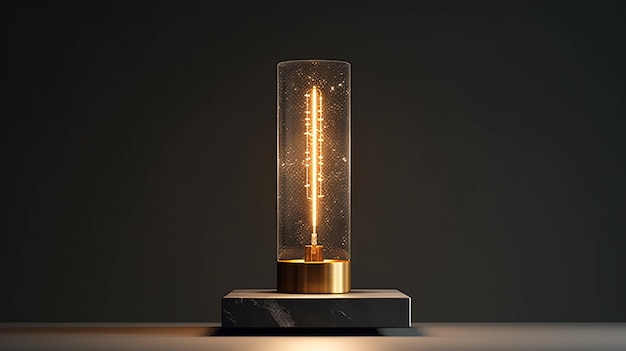 Free photo modern photorealistic lamp design