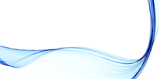 Modern presentation background with blue flow lines