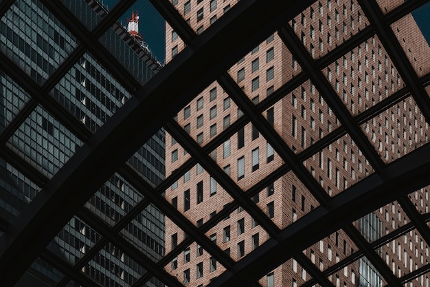 Modern skyscrapers in japan business district