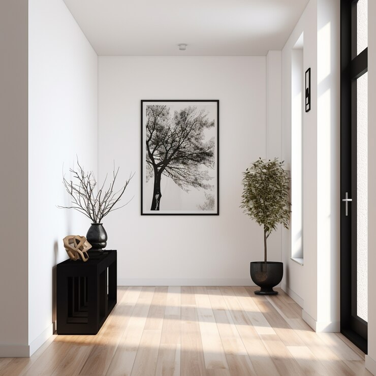 Free Photo modern styled entryway