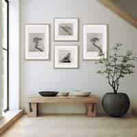 Free photo modern styled entryway