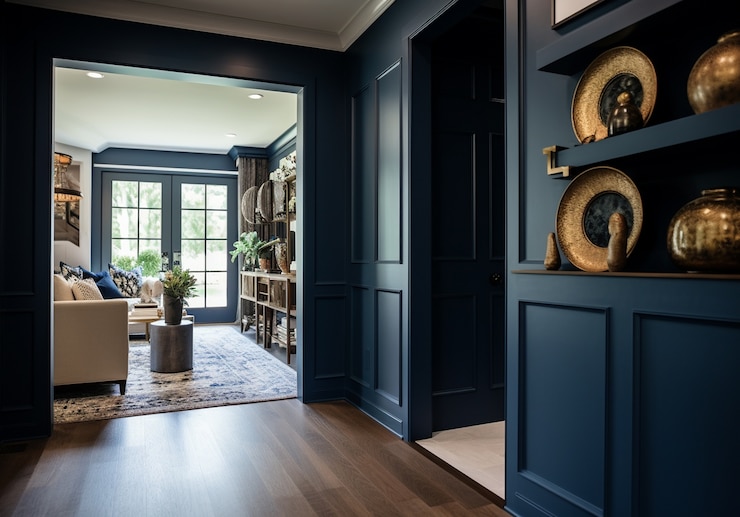 Free Photo modern styled entryway