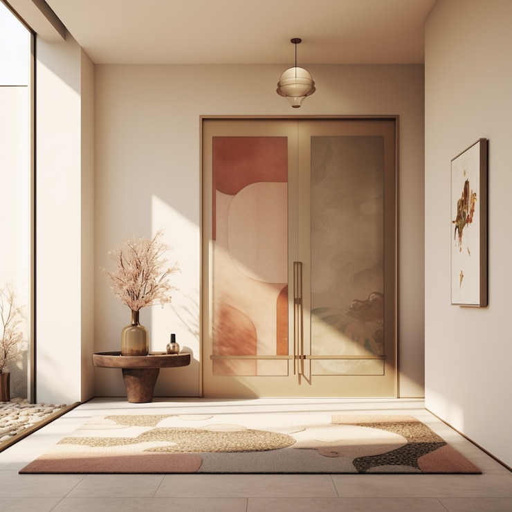 Free Photo modern styled entryway