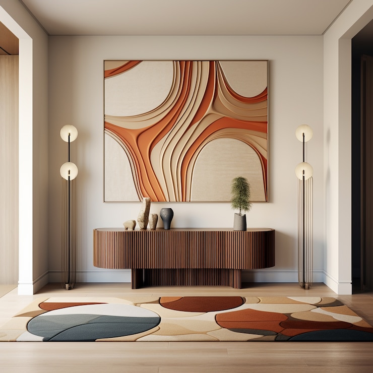 Free Photo modern styled entryway