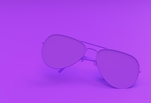 Современные солнцезащитные очки 3d Render иллюстрация