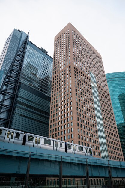 Modern tokyo street background