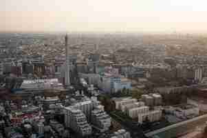 Free photo modern tokyo street background