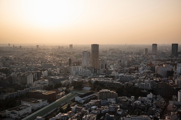 Modern tokyo street background