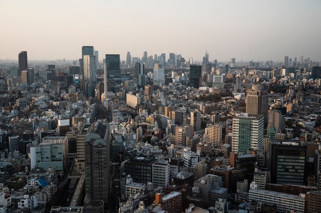 Modern tokyo street background