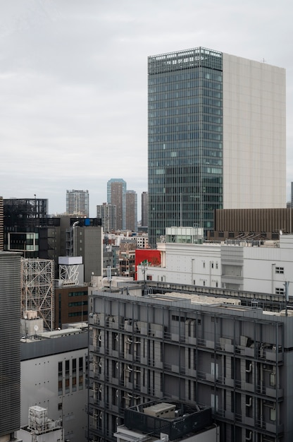 Modern tokyo street background