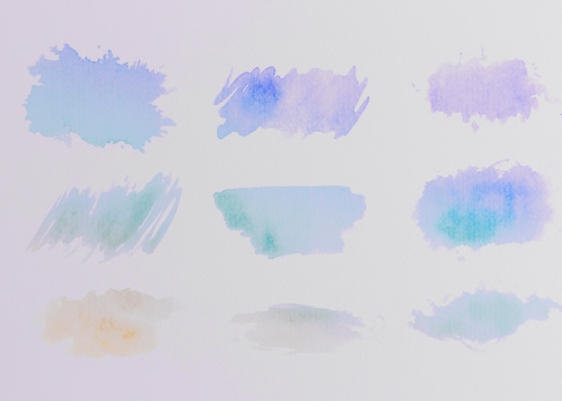 Free photo modern watercolor background with abstract design