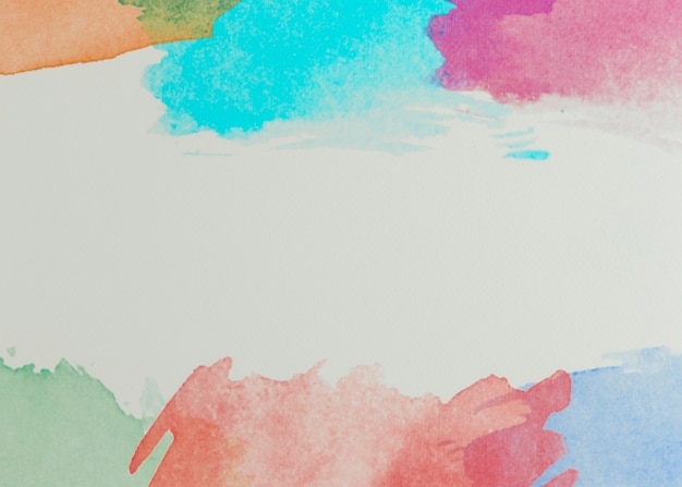 Modern watercolor background with abstract design