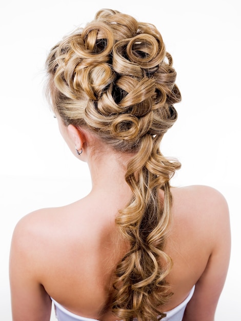 Modern wedding hairstyle