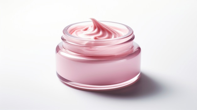 Free photo moisturizer product for beauty care with pink tones