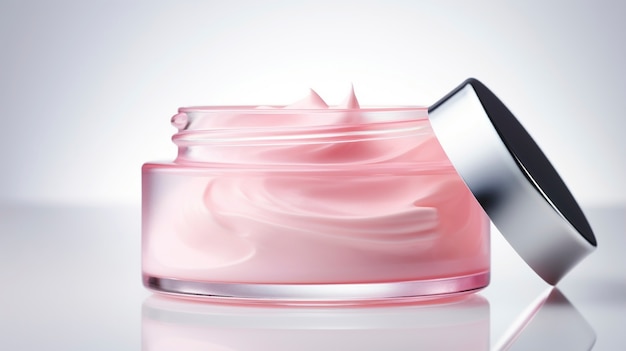 Free photo moisturizer product for beauty care with pink tones