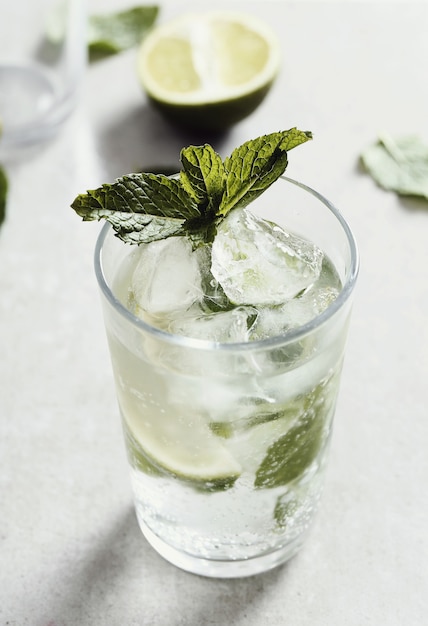 Free photo mojito glass