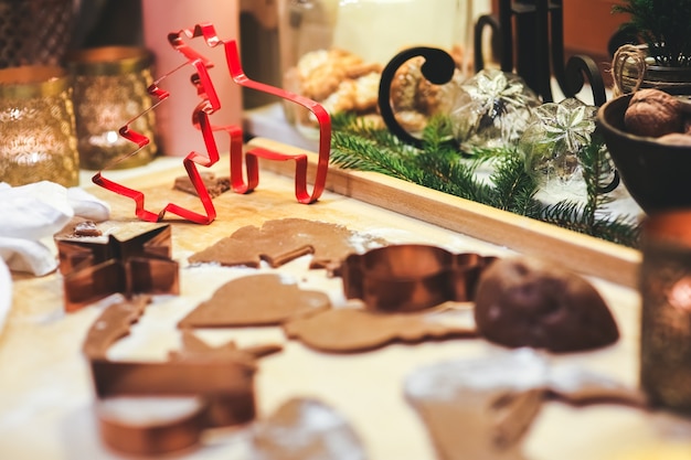 Molds for christmas cookies