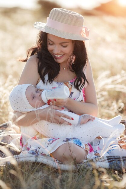 mom with newborn