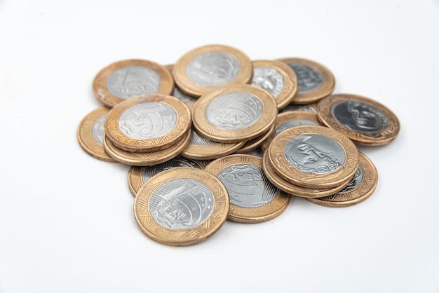 Free photo money - brazilian coins - 1 real