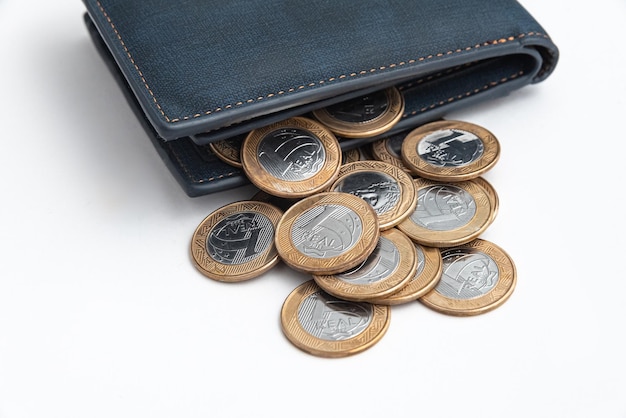 Free Photo money - brazilian coins - 1 real