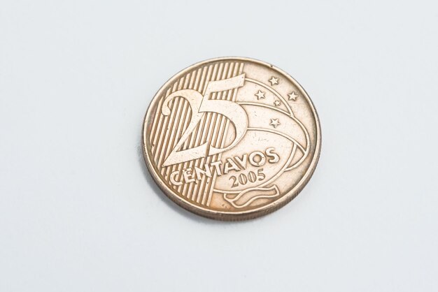 Money - Brazilian Coins - 25 Centavos