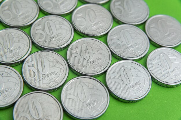 Money - Brazilian Coins - 50 Centavos