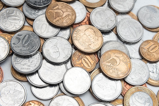 Free photo money - brazilian coins - several