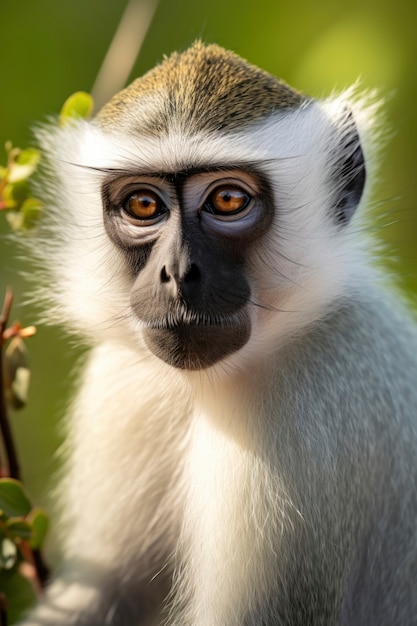 Foto gratuita lo stile di vita delle scimmie nell'habitat naturale