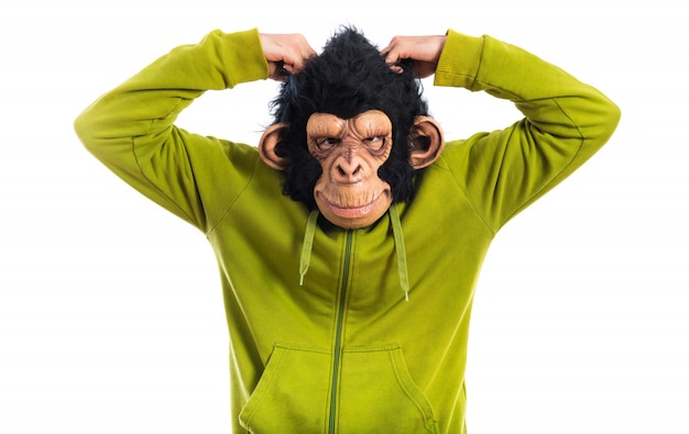 Foto gratuita uomo scimmia