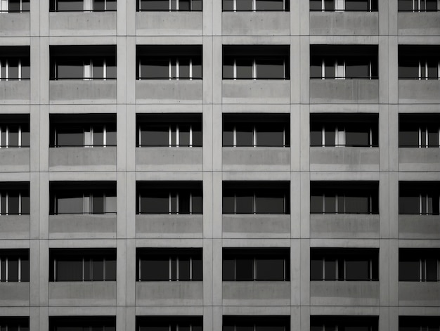 Monochromatic urban minimal landscape