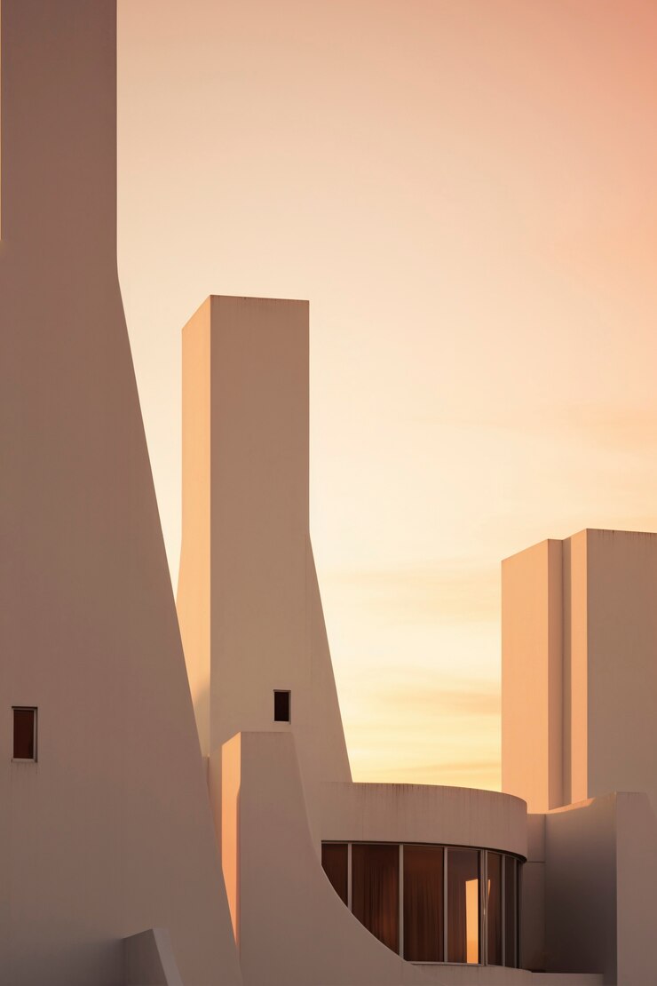 Free Photo monochromatic urban minimal landscape