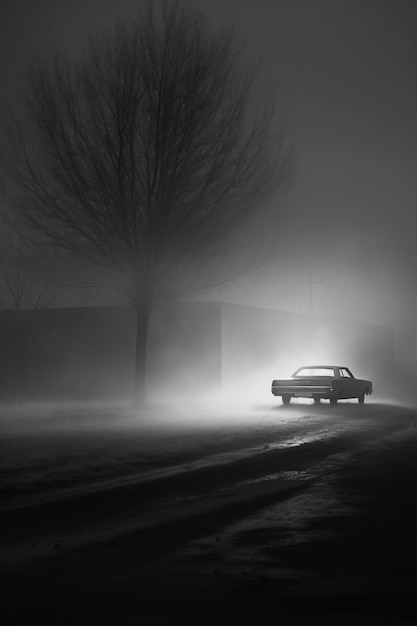 Free photo monochromatic urban minimal landscape