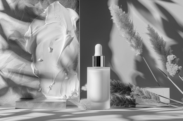 Free photo monochrome beauty product for skincare