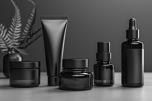 Free photo monochrome beauty product for skincare