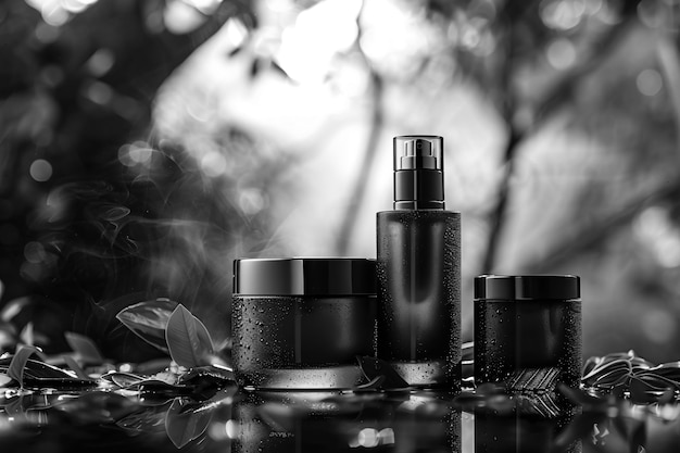 Free photo monochrome beauty product for skincare