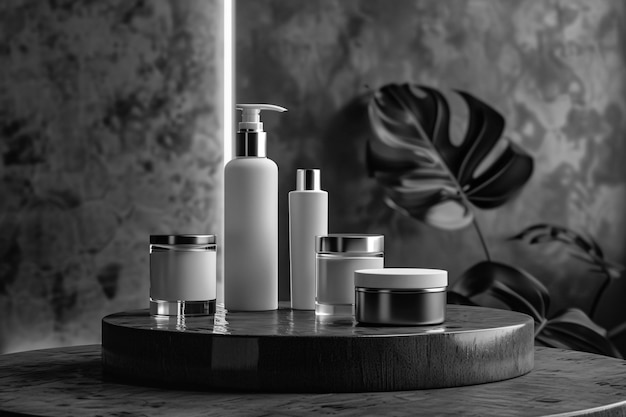 Free photo monochrome beauty product for skincare