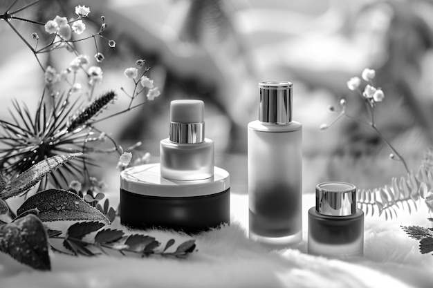 Free photo monochrome beauty product for skincare