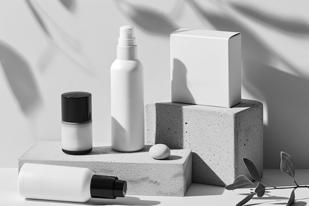 Free photo monochrome beauty product for skincare