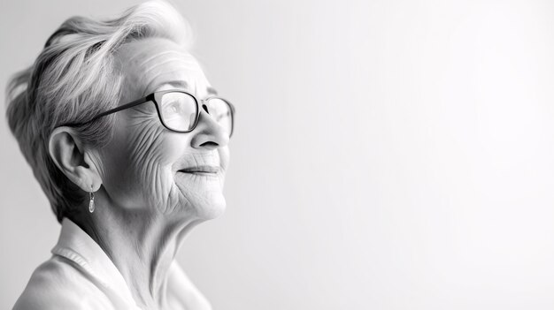 Monochrome portrait of woman showing vulnerability and self-acceptance