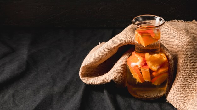 Moody fruit still life