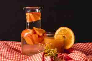 Free photo moody fruit still life