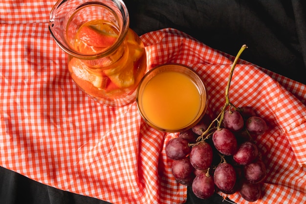 Moody fruit still life