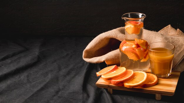 Moody fruit still life