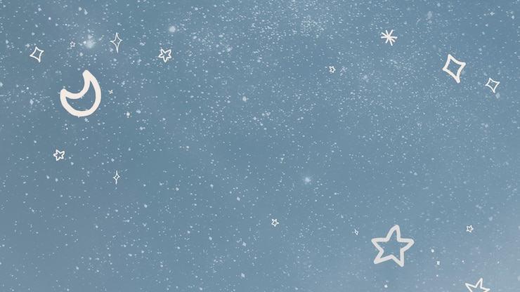 無料Photo 星空の背景に月と星のパターン