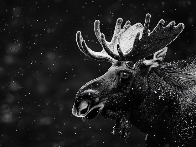 Free photo moose in the wild