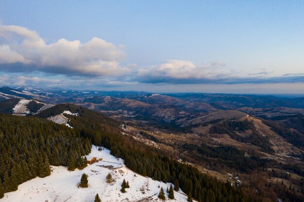 Morning in the mountains. Carpathian, Ukraine, Europe Beauty world