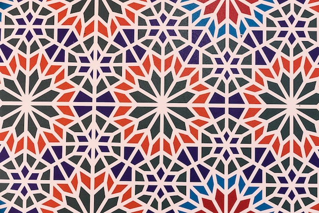 Free photo morocco tiles background