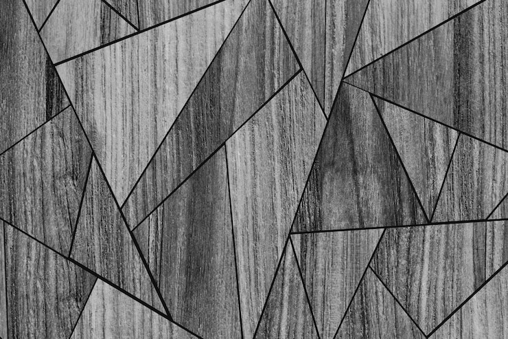 Free Photo mosaic wood pattern