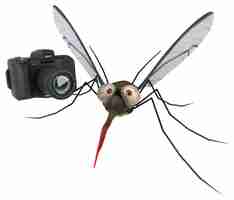 Foto gratuita mosquito 3d illustrazione