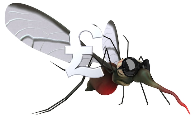 Free photo mosquito 3d illustration